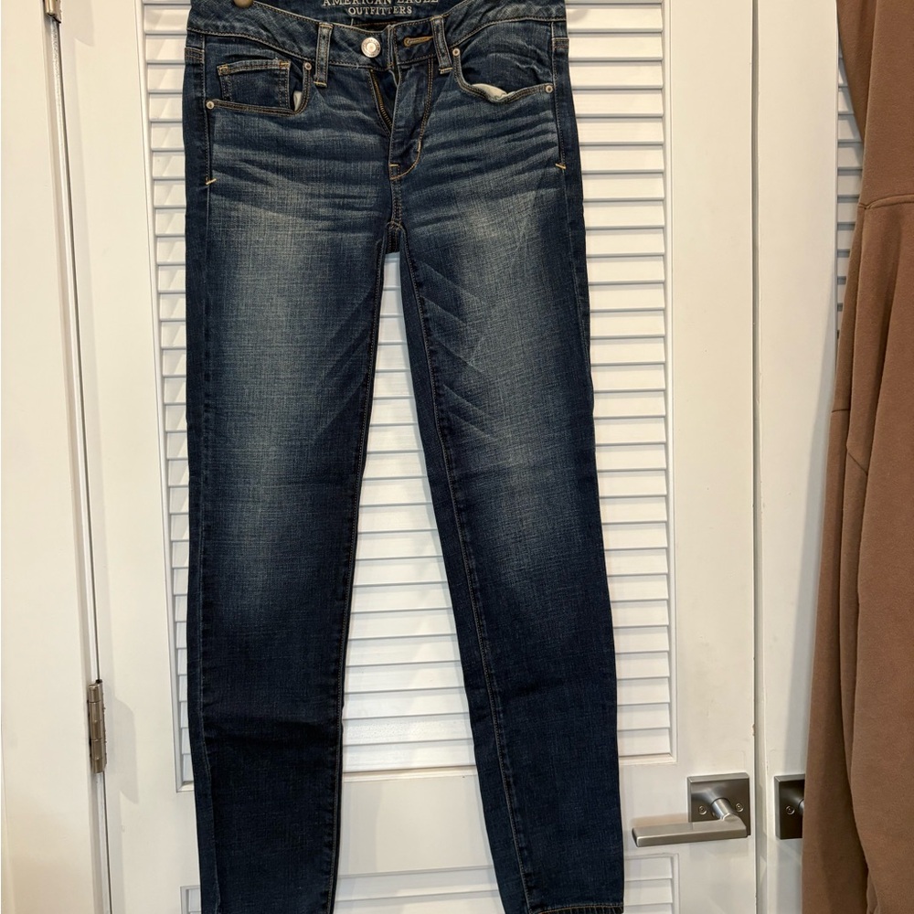 American Eagle Outfitters Dark Blue Denim Jeans